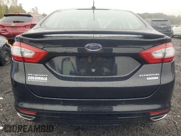 2013 Ford Fusion Titanium with VIN 3FA6P0K90DR299843, listed as a Copart auction lot 75503994 with 107,495 mi miles and Clean Title. Bid and sale history available at carsss.com. Image 6.