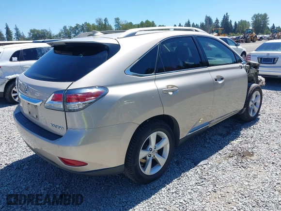 2015 Lexus RX 350 with VIN 2T2BK1BA3FC315318, listed as a IAAI auction lot 42654949 with 161,443 mi miles and . Bid and sale history available at DreamBid. Image 4.