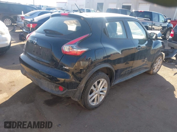 2016 Nissan Juke S with VIN JN8AF5MVXGT659206, listed as a IAAI auction lot 41674497 with 54,015 mi miles and . Bid and sale history available at carsss.com. Image 4.