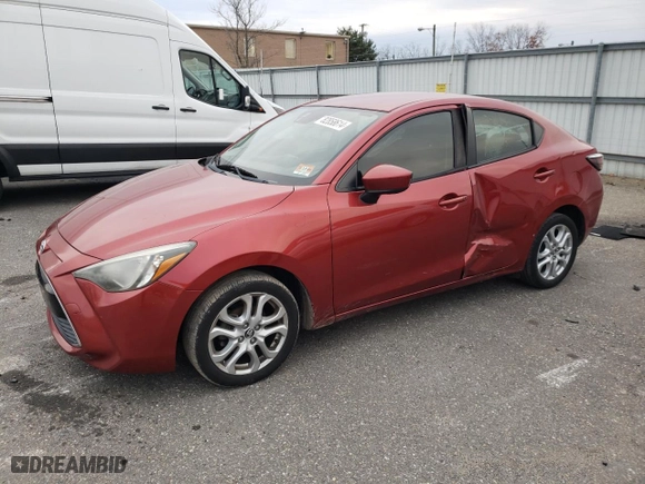 2017 Toyota Yaris iA with VIN 3MYDLBYV4HY170191, listed as a Copart auction lot 82858614 with 148,837 mi miles and Salvage Title. Bid and sale history available at carsss.com. Image 1.