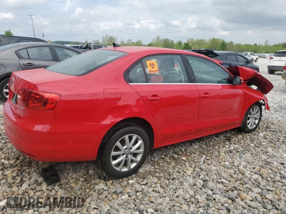 2013 Volkswagen Jetta SE with VIN 3VWDX7AJXDM372409, listed as a Copart auction lot 56847755 with Not provided miles and Clean title. Bid and sale history available at DreamBid. Image 3.