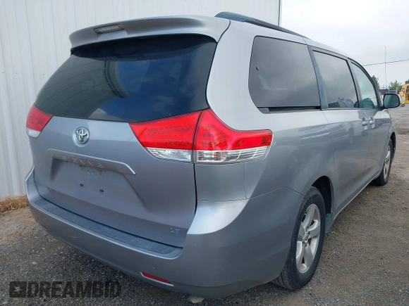 2012 Toyota Sienna LE AAS with VIN 5TDKK3DC1CS193107, listed as a IAAI auction lot 42068706 with 106,930 mi miles and . Bid and sale history available at DreamBid. Image 4.