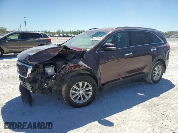 2017 Kia Sorento LX with VIN 5XYPG4A38HG200138, listed as a Copart auction lot 49133315 with 116,626 mi miles and Non Repairable. Bid and sale history available at carsss.com. Image 1.