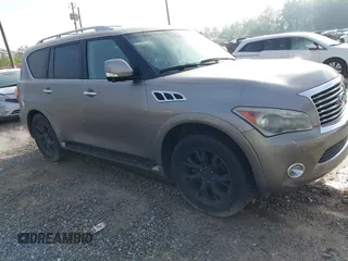 2012 Infiniti QX56 7-passenger z VIN JN8AZ2NE1C9020708, wystawiony jako IAAI lot #42128814 z przebiegiem 173 403 mil mil oraz . Historia ofert i sprzedaży dostępna na DreamBid. Obrazek 1.