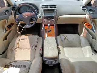 2009 Lexus IS 250 with VIN JTHBK262395095515, listed as a Copart auction lot 59943765 with 170,234 mi miles and Salvage title. Bid and sale history available at DreamBid. Image 8.