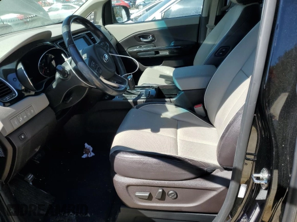2018 Kia Sedona SX-L with VIN KNDME5C1XJ6351274, listed as a Copart auction lot 48867065 with 66,637 mi miles and Salvage Title. Bid and sale history available at carsss.com. Image 7.