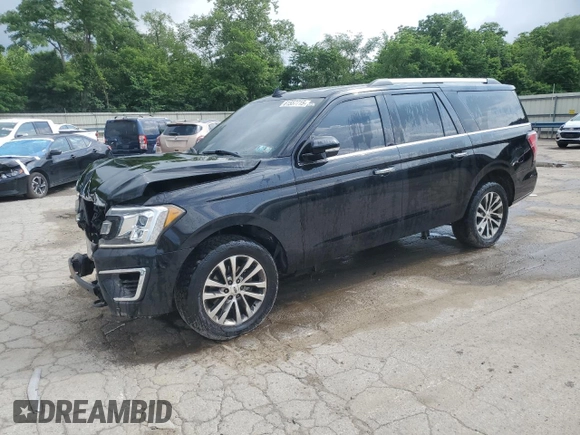 2018 Ford Expedition Max Limited with VIN 1FMJK2AT2JEA11603, listed as a Copart auction lot 61557715 with 154,876 mi miles and Salvage title. Bid and sale history available at DreamBid. Image 1.