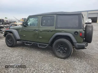 2021 Jeep Wrangler Unlimited Sport S with VIN 1C4HJXDNXMW717149, listed as a Copart auction lot 55469785 with 68,808 mi miles and Salvage title. Bid and sale history available at DreamBid. Image 2.