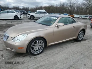 2002 Lexus SC with VIN JTHFN48Y320004316, listed as a Copart auction lot 53374945 with 52,543 mi miles and Salvage Title. Bid and sale history available at carsss.com. Image 1.