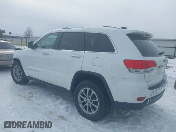 2015 Jeep Grand Cherokee Limited with VIN 1C4RJFBG2FC706735, listed as a IAAI auction lot 41576788 with 120,040 mi miles. Bid and sale history available at carsss.com. Image 3.