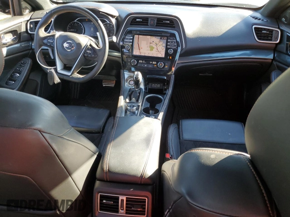 2019 Nissan Maxima SV with VIN 1N4AA6AVXKC374931, listed as a Copart auction lot 45708235 with 35,895 mi miles and Salvage Title. Bid and sale history available at DreamBid. Image 8.