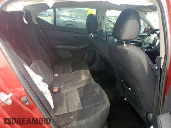 2024 Nissan Sentra SV with VIN 3N1AB8CVXRY206369, listed as a Copart auction lot 58091235 with 21,781 mi miles and Salvage title. Bid and sale history available at DreamBid. Image 10.
