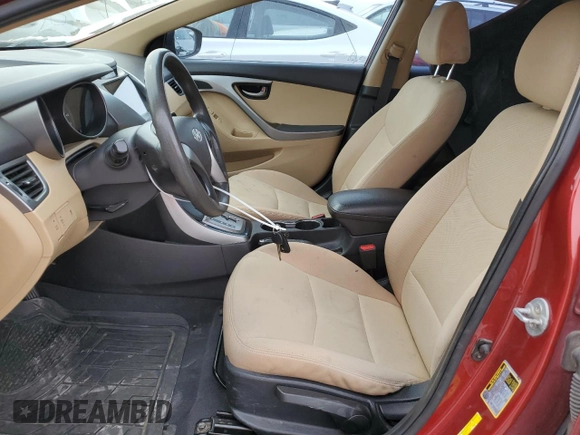 2013 Hyundai Elantra Limited with VIN 5NPDH4AE4DH347125, listed as a Copart auction lot 54441795 with 172,746 mi miles and Salvage Title. Bid and sale history available at DreamBid. Image 7.