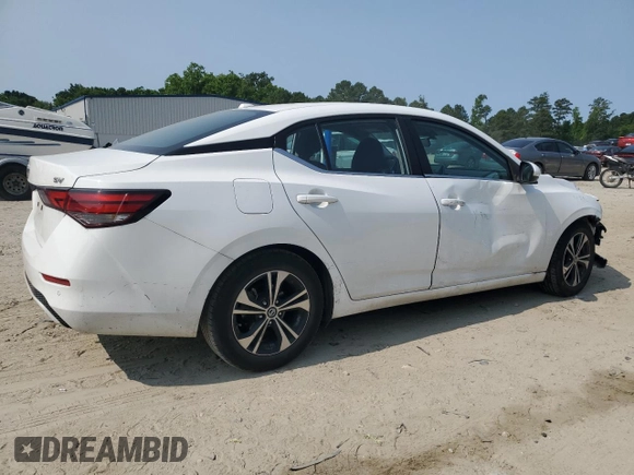 2021 Nissan Sentra SV with VIN 3N1AB8CV5MY299715, listed as a Copart auction lot 59483005 with 77,340 mi miles and Salvage title. Bid and sale history available at DreamBid. Image 3.