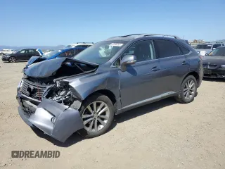 2014 Lexus RX 450h with VIN JTJBC1BA0E2455824, listed as a Copart auction lot 53266595 with 139,833 mi miles and Salvage title. Bid and sale history available at DreamBid. Image 1.