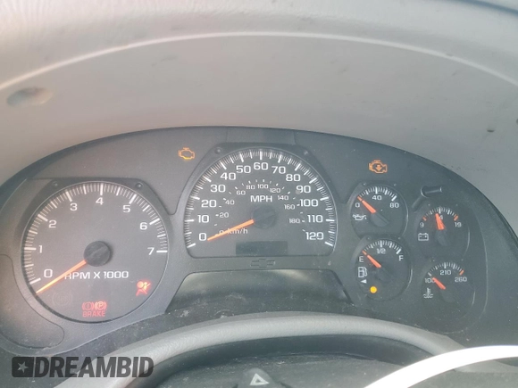 2005 Chevrolet TrailBlazer LT with VIN 1GNDT13SX52111993, listed as a Copart auction lot 54319955 with Not Provided miles and Salvage Title. Bid and sale history available at DreamBid. Image 9.