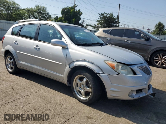 2005 Pontiac Vibe with VIN 5Y2SL63865Z404539, listed as a Copart auction lot 62461935 with 211,340 mi miles and Clean title. Bid and sale history available at DreamBid. Image 4.