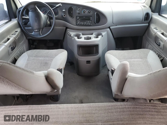 2001 Ford Econoline Passenger XL with VIN 1FBSS31L41HB19352, listed as a Copart auction lot 53101325 with 101,807 mi miles and Salvage title. Bid and sale history available at DreamBid. Image 8.