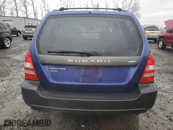 2003 Subaru Forester X with VIN JF1SG636X3H728279, listed as a Copart auction lot 41499115 with 78,311 mi miles and Salvage Title. Bid and sale history available at DreamBid. Image 6.