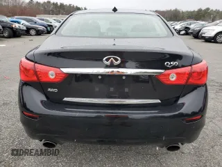 2017 Infiniti Q50 3.0t Sport with VIN JN1EV7ARXHM830246, listed as a Copart auction lot 85226954 with 0 mi miles and Salvage Title. Bid and sale history available at carsss.com. Image 6.