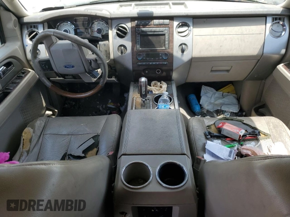 2007 Ford Expedition Max Limited with VIN 1FMFK20527LA06284, listed as a Copart auction lot 60783485 with 99,743 mi miles and Salvage title. Bid and sale history available at DreamBid. Image 8.