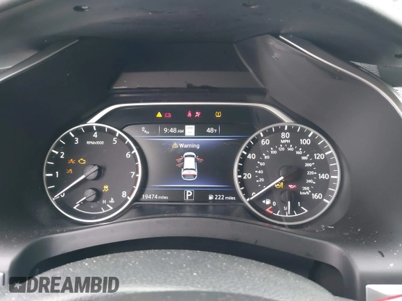 2023 Nissan Murano SL with VIN 5N1AZ2CJXPC131449, listed as a IAAI auction lot 41177130 with 19,474 mi miles and . Bid and sale history available at DreamBid. Image 7.