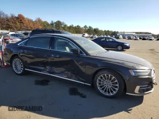 2020 Audi A8 L with VIN WAU8DAF81LN002970, listed as a Copart auction lot 41057054 with 78,578 mi miles. Bid and sale history available at carsss.com. Image 4.