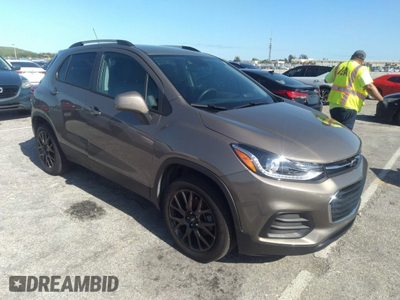 2022 Chevrolet Trax LT with VIN KL7CJPSM3NB542396, listed as a IAAI auction lot 41925530 with 7,014 mi miles and . Bid and sale history available at DreamBid. Image 1.