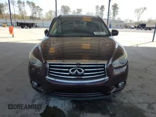 2013 Infiniti JX35 with VIN 5N1AL0MM9DC337002, listed as a Copart auction lot 51002775 with 128,836 mi miles and Salvage Title. Bid and sale history available at carsss.com. Image 5.