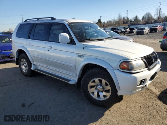 2003 Mitsubishi Montero z VIN JA4MT41RX3J013246, wystawiony jako Copart lot #42210545 z przebiegiem 188 387 mil mil oraz Szkoda całkowita • Salvage title. Historia ofert i sprzedaży dostępna na DreamBid. Obrazek 4.