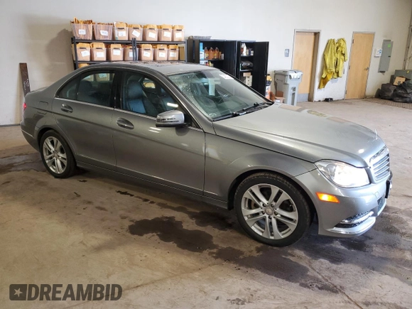 2012 Mercedes-Benz C 300 Sport with VIN WDDGF8BB1CA647084, listed as a Copart auction lot 53452325 with 95,059 mi miles and Salvage Title. Bid and sale history available at DreamBid. Image 4.