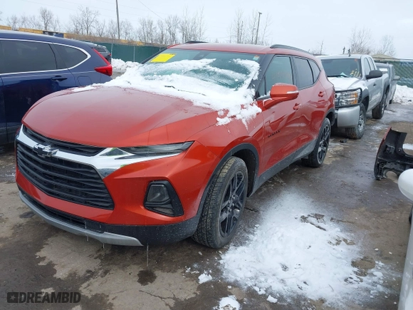 2021 Chevrolet Blazer LT with VIN 3GNKBHRS0MS513826, listed as a IAAI auction lot 41597140 with 60,538 mi miles. Bid and sale history available at carsss.com. Image 18.