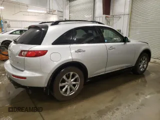 2008 Infiniti FX z VIN JNRAS08WX8X204671, wystawiony jako Copart lot #55889105 z przebiegiem 161 897 mil mil oraz Szkody całkowita. Historia ofert i sprzedaży dostępna na DreamBid. Obrazek 3.