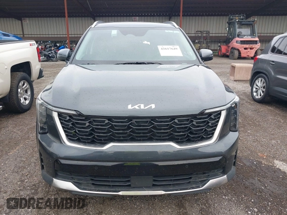 2024 Kia Sorento S with VIN 5XYRL4JC9RG254120, listed as a IAAI auction lot 42617649 with 24,773 mi miles and . Bid and sale history available at DreamBid. Image 12.