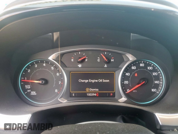 2020 Chevrolet Traverse LT Cloth with VIN 1GNERGKW6LJ289378, listed as a Copart auction lot 63247035 with 100,394 mi miles and Salvage title. Bid and sale history available at DreamBid. Image 9.