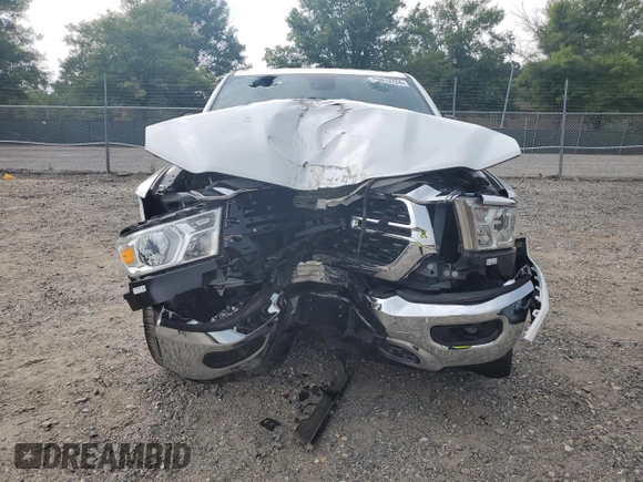 2023 Ram 1500 Big Horn with VIN 1C6SRFBT2PN549406, listed as a Copart auction lot 68813724 with 19,058 mi miles and Salvage Title. Bid and sale history available at carsss.com. Image 5.