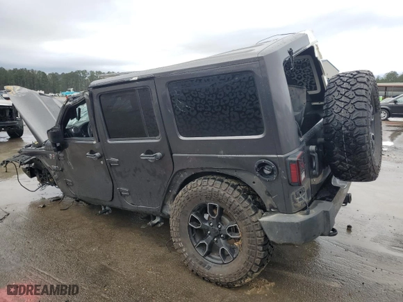 2018 Jeep Wrangler JK Unlimited Altitude with VIN 1C4BJWEG7JL803659, listed as a Copart auction lot 86580704 with 0 mi miles and Salvage Title. Bid and sale history available at carsss.com. Image 2.