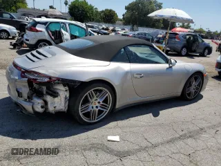 2013 Porsche 911 Carrera S with VIN WP0CB2A92DS155904, listed as a Copart auction lot 63108934 with 79,408 mi miles and Salvage Title. Bid and sale history available at carsss.com. Image 3.