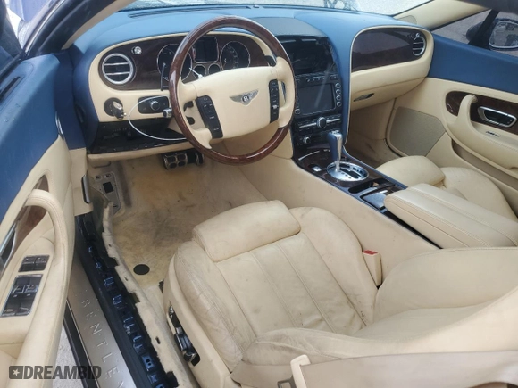 2008 Bentley Continental GT with VIN SCBDR33W08C056249, listed as a Copart auction lot 70410434 with 26,881 mi miles and Salvage Title. Bid and sale history available at carsss.com. Image 8.