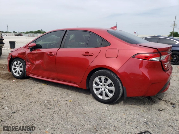 2021 Toyota Corolla LE with VIN JTDEPMAE6MJ182452, listed as a Copart auction lot 53324515 with 12,608 mi miles and Salvage Title. Bid and sale history available at carsss.com. Image 2.