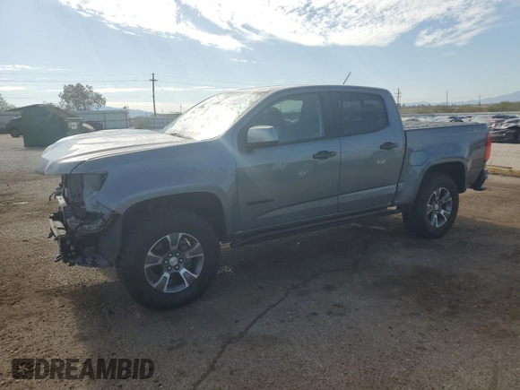 2020 Chevrolet Colorado 2WD Z71 z VIN 1GCGSDEN8L1226905, wystawiony jako Copart lot #63519215 z przebiegiem 71 209 mil mil oraz Szkoda całkowita • Salvage title. Historia ofert i sprzedaży dostępna na DreamBid. Obrazek 1.