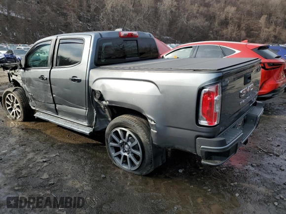 2022 GMC Canyon 4WD Denali with VIN 1GTG6EENXN1223923, listed as a Copart auction lot 46673415 with 30,495 mi miles and Salvage Title. Bid and sale history available at carsss.com. Image 2.