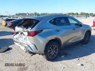2025 Lexus NX with VIN 2T2GDCAZ0SC017810, listed as a IAAI auction lot 41672741 with 3,801 mi miles. Bid and sale history available at carsss.com. Image 4.