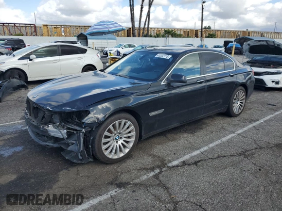 2012 BMW 7 Series 750i with VIN WBAKA8C57CDS99976, listed as a Copart auction lot 45202715 with 152,169 mi miles and Salvage title. Bid and sale history available at DreamBid. Image 1.