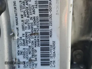 2005 Toyota Corolla CE с VIN 1NXBR32E75Z453293, выставлен на аукционе Copart как лот 59030095 с пробегом 236 013 миль миль и Списание • Salvage title. История ставок и продаж доступна на DreamBid. Изображение 12.