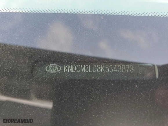 2019 Kia Niro Plug-In Hybrid LX with VIN KNDCM3LD8K5343873, listed as a Copart auction lot 63109154 with NaN miles and Salvage Title. Bid and sale history available at carsss.com. Image 13.