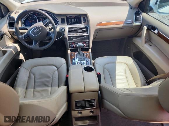 2015 Audi Q7 Premium Plus with VIN WA1LGAFE4FD005120, listed as a Copart auction lot 62014395 with 149,676 mi miles and Salvage title. Bid and sale history available at DreamBid. Image 8.