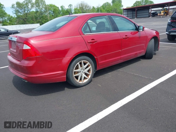 2010 Ford Fusion SEL with VIN 3FAHP0JA6AR231093, listed as a IAAI auction lot 42083182 with 280,939 mi miles. Bid and sale history available at carsss.com. Image 4.