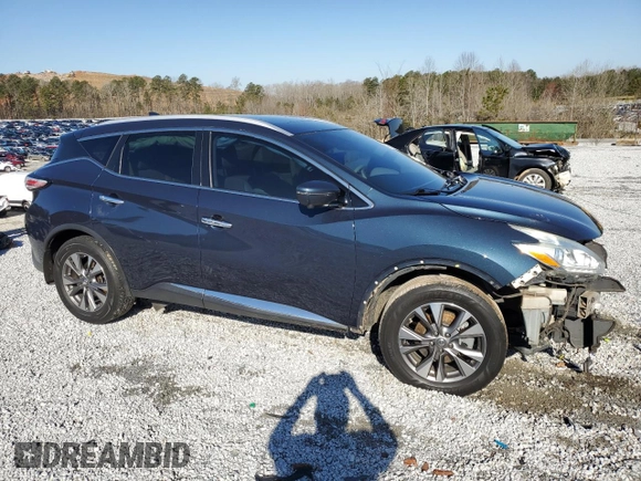 2017 Nissan Murano SL z VIN 5N1AZ2MGXHN127247, wystawiony jako Copart lot #48670835 z przebiegiem 116 668 mil mil oraz Szkoda całkowita • Salvage title. Historia ofert i sprzedaży dostępna na DreamBid. Obrazek 4.