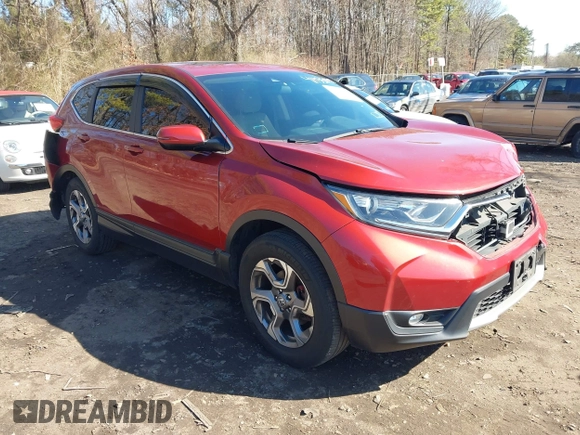 2018 Honda CR-V EX with VIN 2HKRW2H57JH604764, listed as a IAAI auction lot 41935099 with 156,459 mi miles and . Bid and sale history available at DreamBid. Image 1.